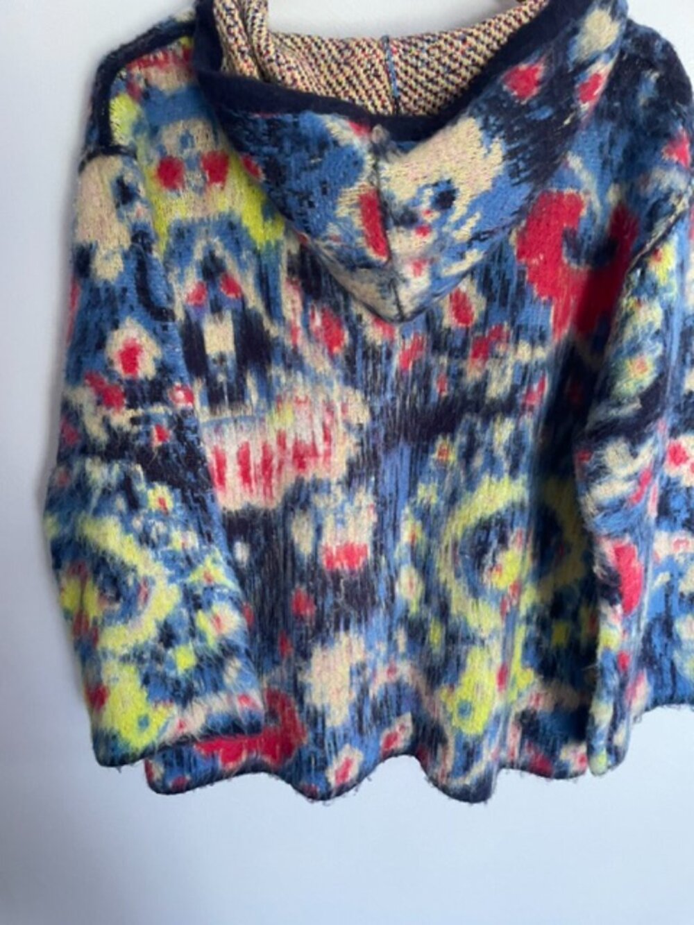 NWT-Anthropologie acrylic blend pullover, hooded, sweater-XS - Picture 4 of 5